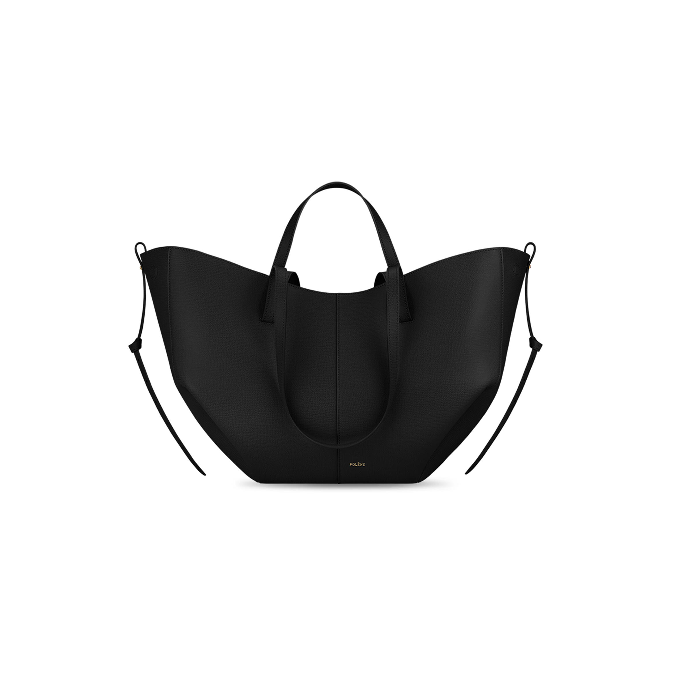 POLENE CYME EDITION TEXTURED BLACK BHB0017MGRBR005 (38*32*17cm)